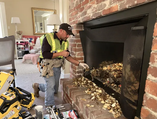 Safe screening installation by Watertown Chimney Sweep in Watertown, CT