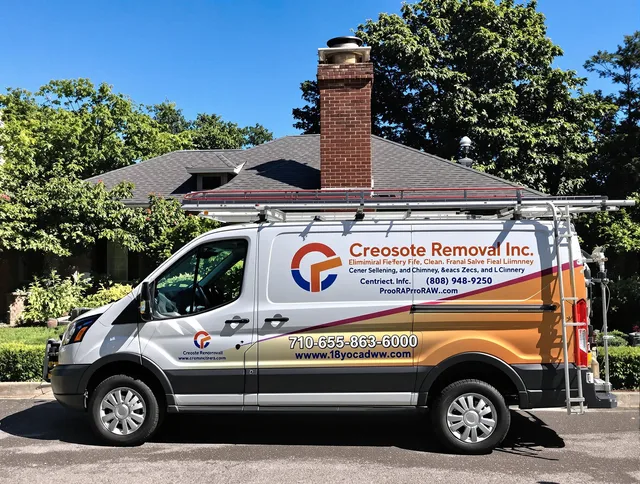 Watertown Chimney Sweep technician removing creosote safely in Watertown, CT