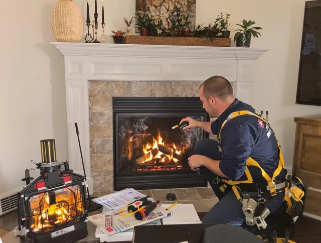 Safety-focused fireplace inspection by Watertown Chimney Sweep in Watertown, CT