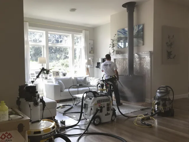 Soot removal service by Watertown Chimney Sweep for a fireplace in Watertown, CT